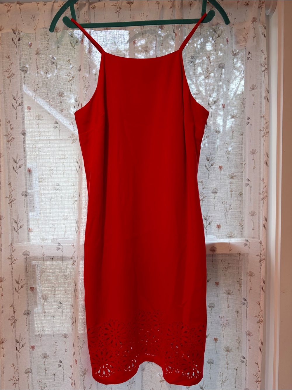 Red Banana Republic Sleeveless Cutout-Hem Dress - Women